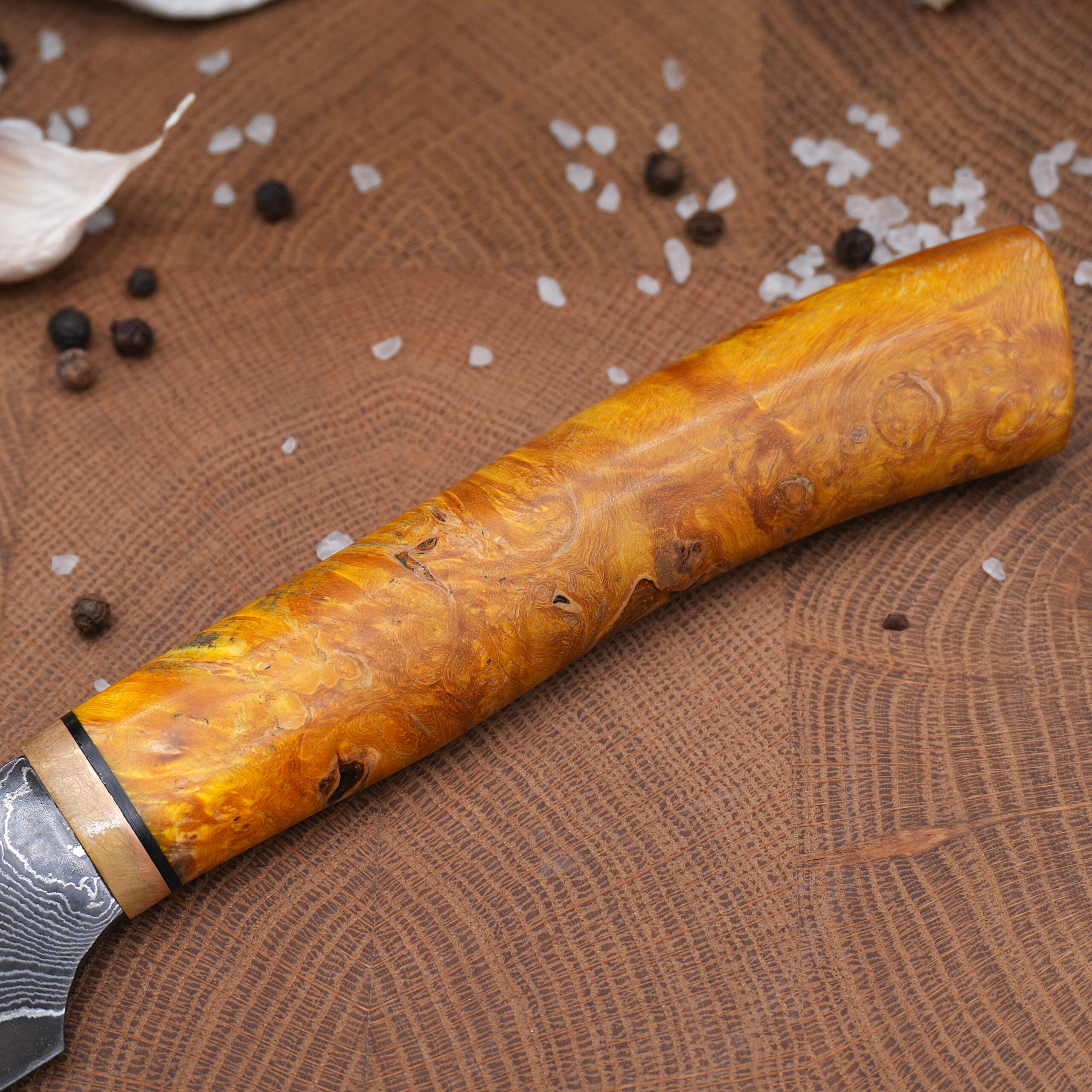 Kleines Küchenmesser - Wilder Damast – Bild 4
